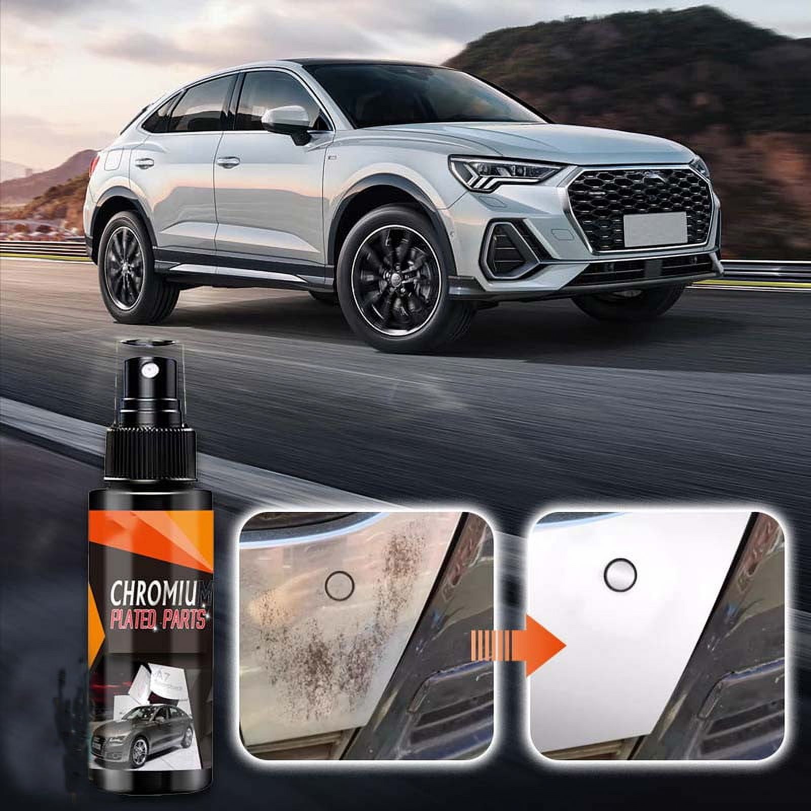 GrRotKP Rust Remover Spray For Car Detailing | Remove Iron Particles In Car Paint, Motorcycle, Rv \u0026 Boat | Use Before Clay Bar, Car Wax Or Car Wash,3.38Oz